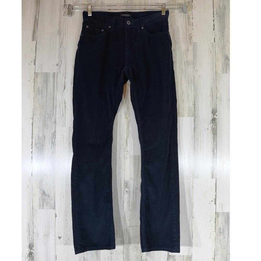 Banana Republic Corduroy Pants 30x31.5 Navy Pima Cotton Straight Leg Preppy Fall